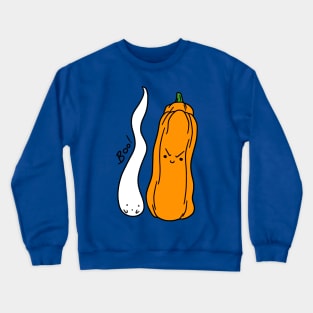 Long Ghost and Long Pumpkin Crewneck Sweatshirt